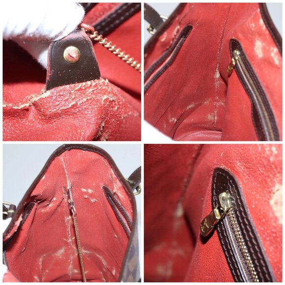 LOUIS VUITTON Damier Ebene Bucket GM Shoulder Bag SPO N42236 LV Auth 110759 - Picture 15 of 16